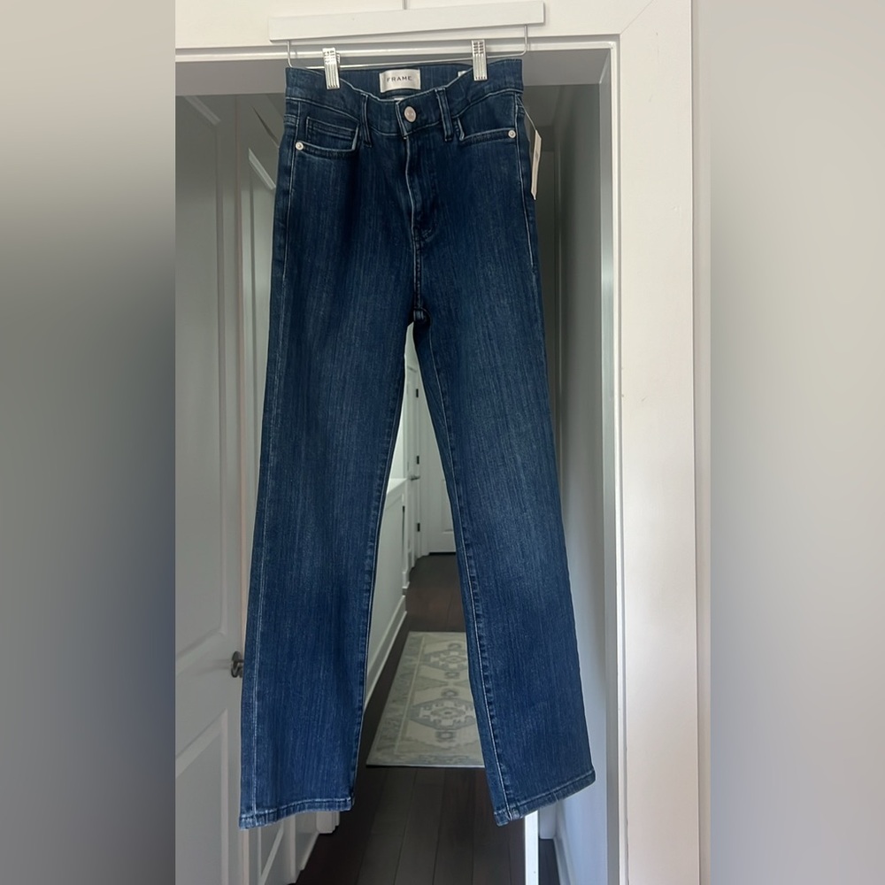 Frame Le High Straight Jeans 26